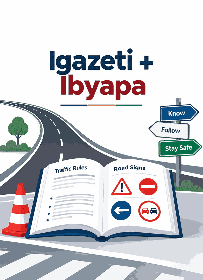 Igazeti y'amategeko y'umuhanda + Ibyapa byose